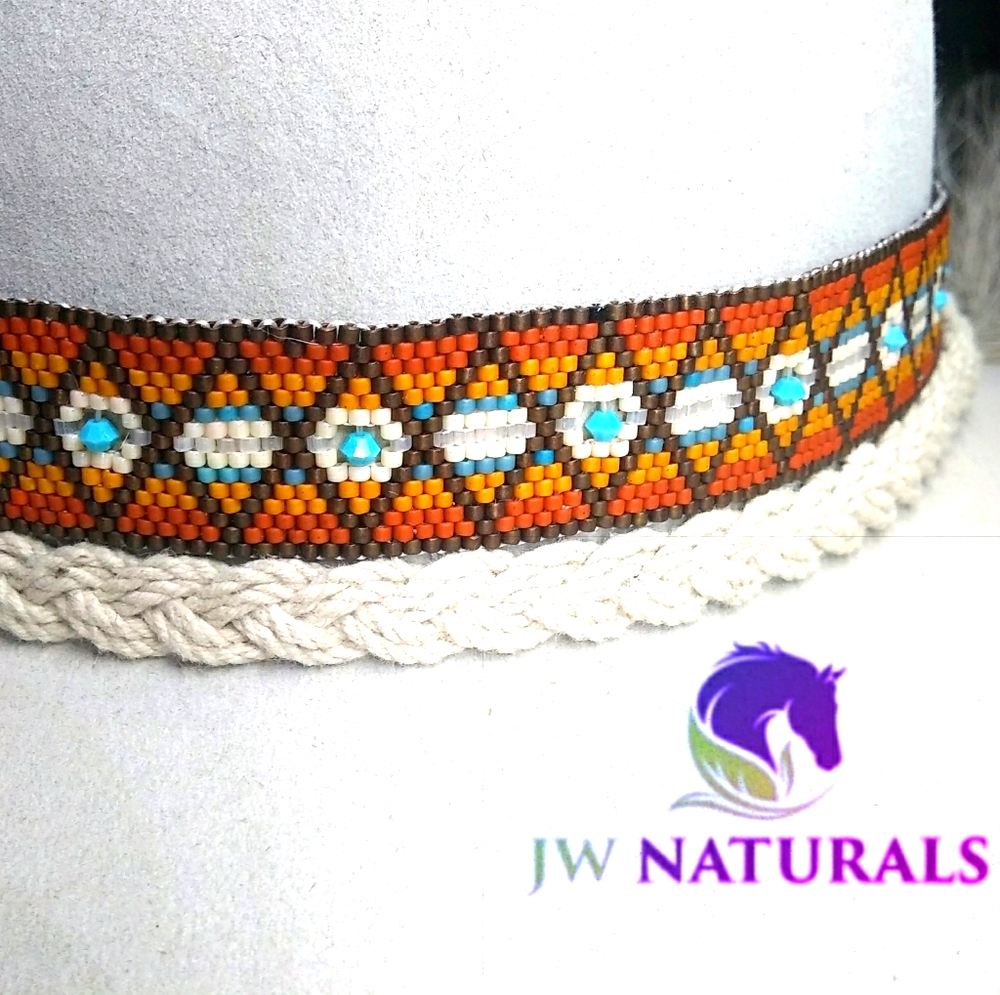 Sold at Capital Hatters JRW Cowboy Western Hatband - Picture 2 of 7